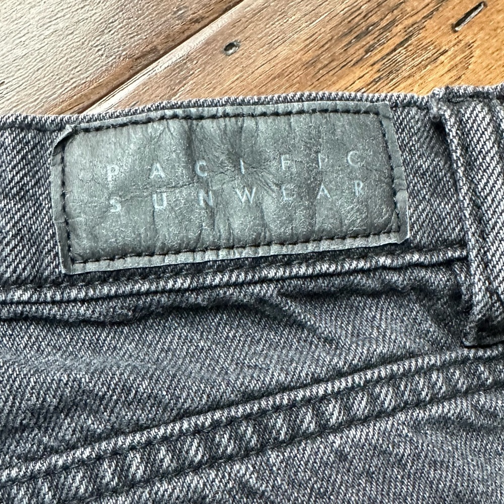 Pac Sun Nora Wide Leg Black Jeans Size 25
